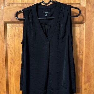 Alfani Women's Elegant Black V-Neck Blouse